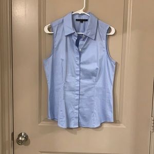 Sleeveless button down